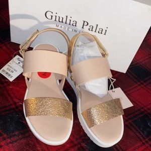 Girls Rose Gold New With Tag Trendy Size 2 Sandal